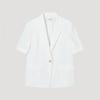 [She S miSS] Куртка с коротким рукавом и одной пуговицей SwSjkp22020 Wh