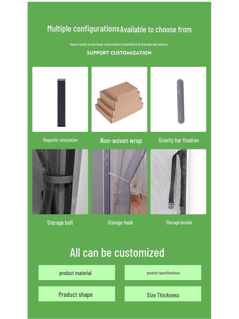 Магнитная полиэстеровая полосатая противомоскитная штора для двери для летней вентиляции