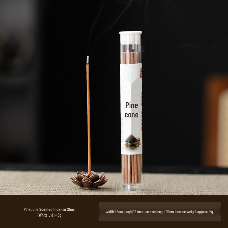 Chinese Zen Pine Cone Crystal Lid Incense Sticks for Deodorizing & Fresh Air