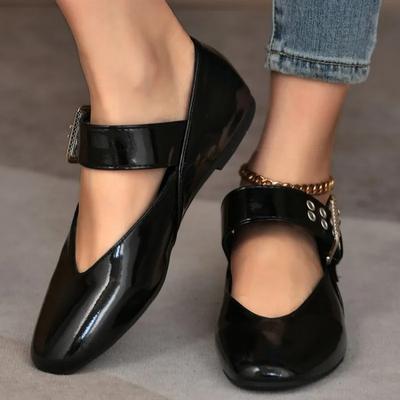 Модная женская обувь на плоской подошве Модная универсальная обувь с острым носком и леопардовым принтом Французские туфли Мэри Джейн Женская новая летняя обувь с мягкой подошвой и шапочкой