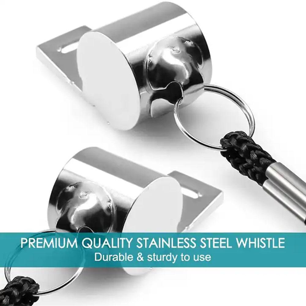 2 шт. стальной свисток для активного отдыха на открытом воздухе хоккейный свисток спасательный инструмент R1G9