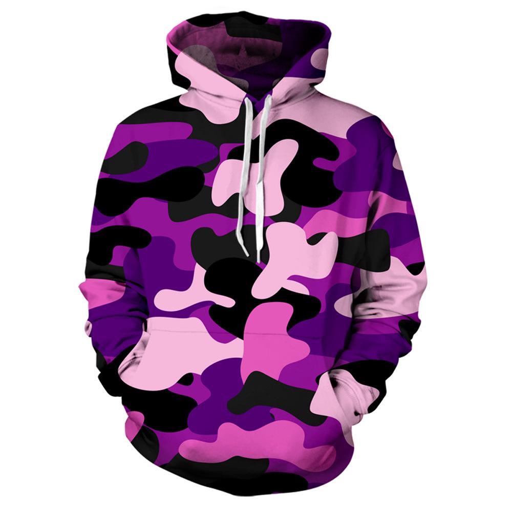 Фиолетовая повседневная толстовка для мужчин, камуфляжная толстовка, спортивный костюм Groot, брендовая толстовка, спортивная одежда, пальто, пуловер, мужской Harajuku