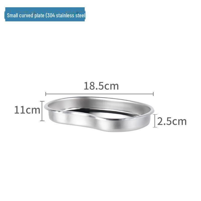 Stainless Steel Disinfection Tray with Holes and Cover, High-Temperature Square Instrument Tray