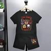 Летняя футболка Детский набор футболок Five Nights Одежда для мальчиков At Freddys С коротким рукавом 3-12 Девочки Мультяшный принт с животными