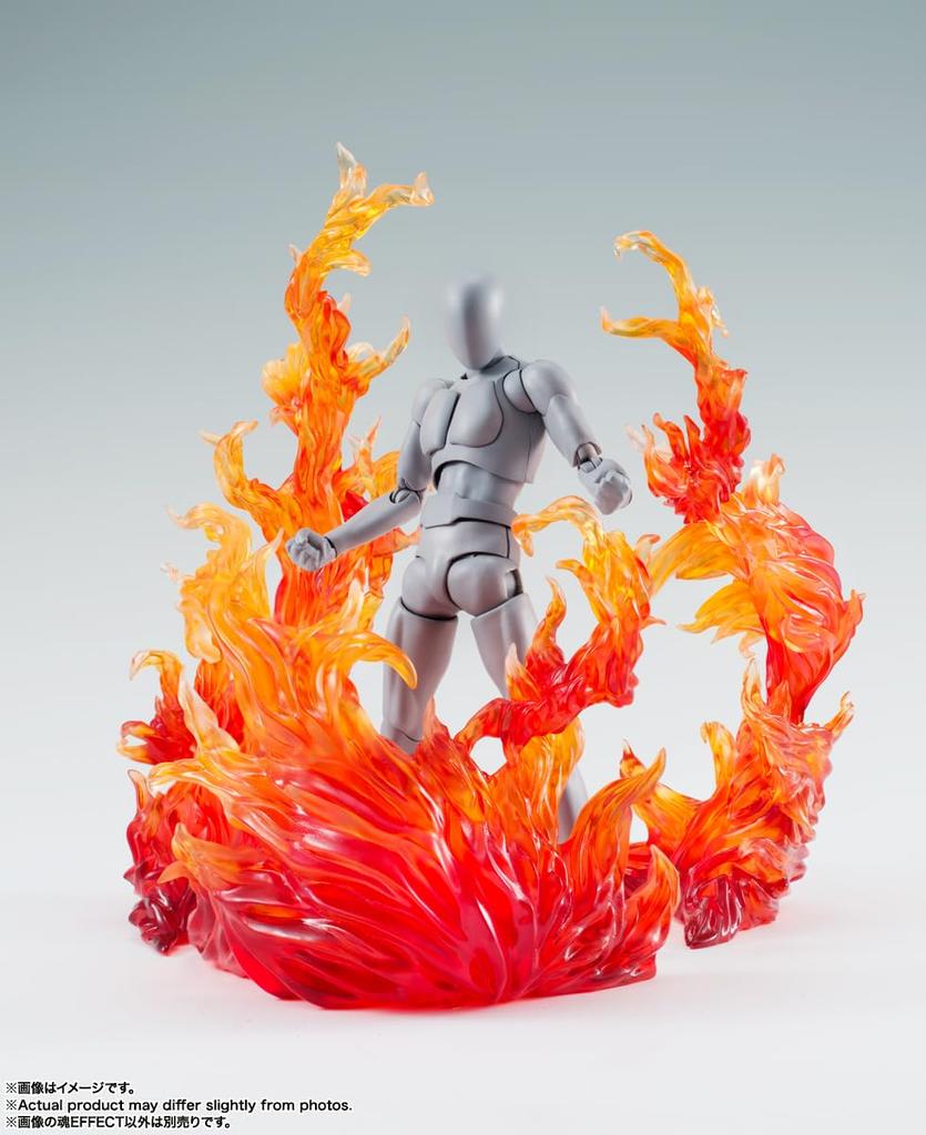 TAMASHII NATIONS Soul EFFECT ПЫЛАЮЩЕЕ ПЛАМЯ КРАСНЫЙ для раскрашенной готовой фигурки Вер.. SHFiguarts Немасштабируемый ABS&PVC