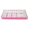Watch Parts Storage Box 5 Compartments Portable Dustproof Multipurpose Watch Screw Organizer Rose