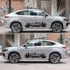 2 шт. привлекательная прочная декоративная наклейка для автомобиля, длинная, большая, креативного размера, наклейка на кузов автомобиля для внедорожника