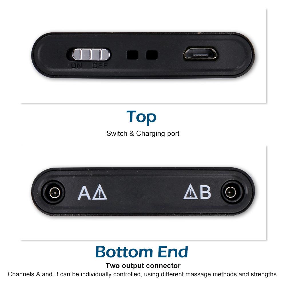 Tens Unit 24 Modes 20 Intensity Electric Stimulation Massager Muscle EMS Therapy Pain Relief Adjustable Lightweight LCD Display