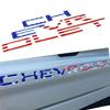 AABHJ1 ABS Car Tail Letter Stickers Accessories for Chevrolet SILVERADO Auto Rear Trunk Emblem Badge Decal Decoration