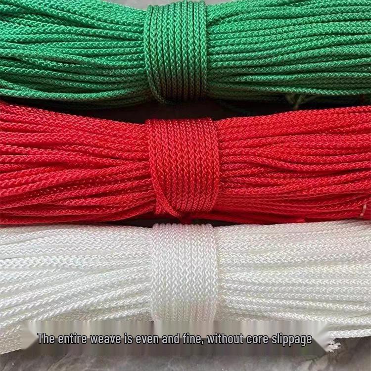 Junhongtu Износостойкая 60/100м ПЭ Веревка для закидного рыболовного невода