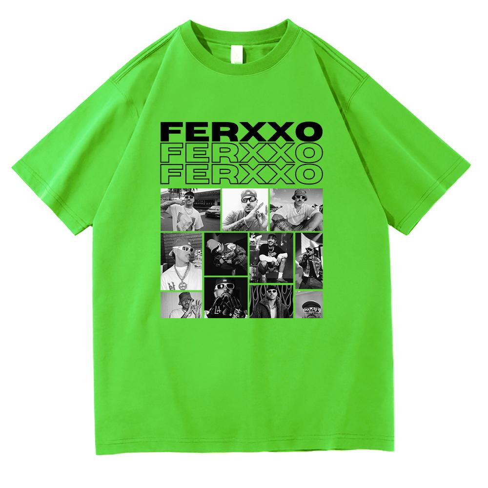 FerxxoCalipsis Tour 2026 T Shirt Hot Fashion Unisex Vintage Feid Ferxxo Sixdo T-Shirt Unisex High Quality Retro Cotton Tees Shirts