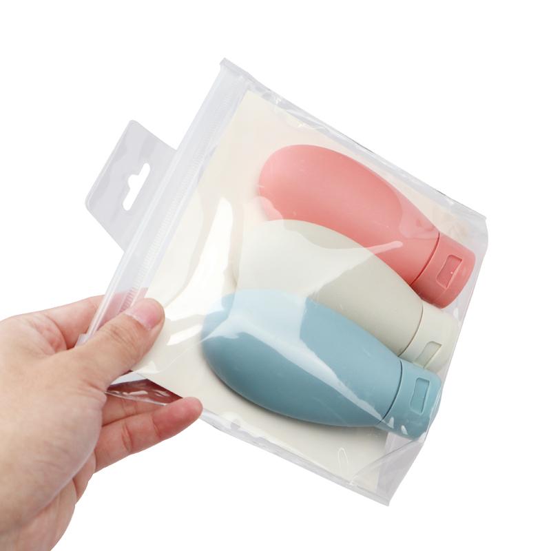 3 шт./набор дорожных многоразовых флаконов, портативный контейнер для шампуня, геля для душа, переносной в самолете