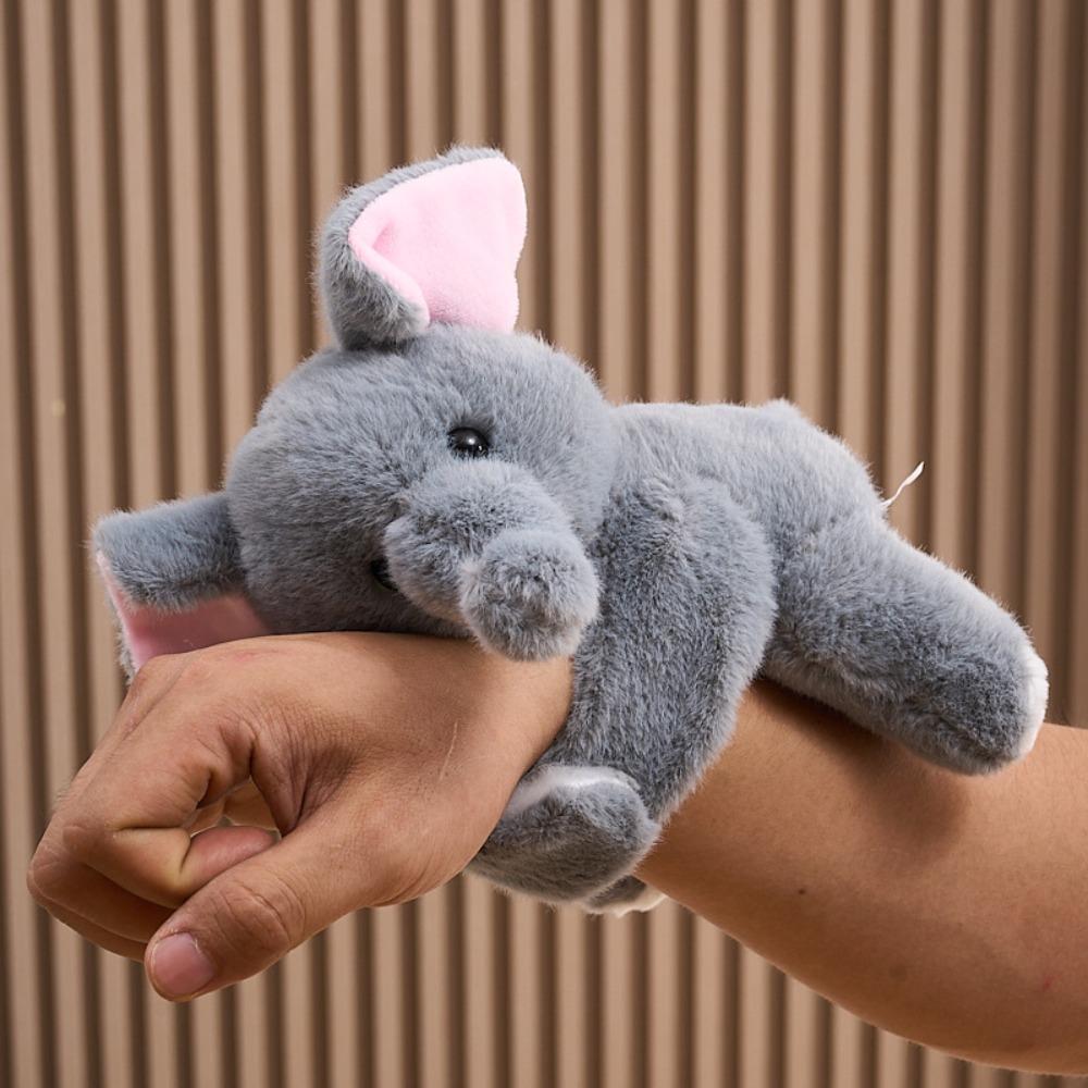 Rabbit Leopard Animal Slapping Wristband Forest Animal Plush Hand Ring  Children Game Props