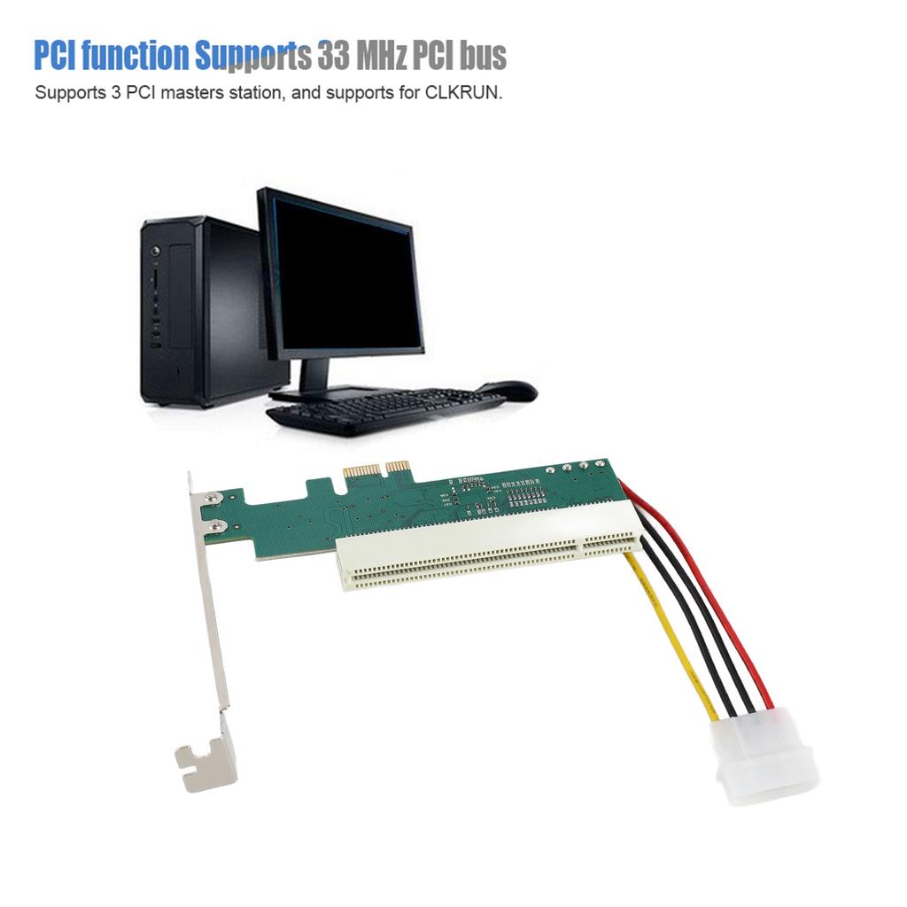 ST41 Плата-адаптер PCI-E X1 к PCI 2,5 ГГц ASM1083 PCI Express X1 к PCI 32-битная карта расширения