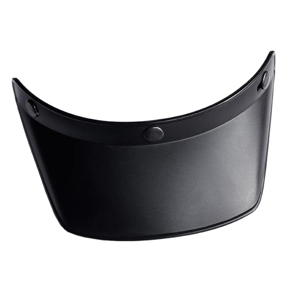 Open-Face Motorcycle Helmet Visor,3-Snap