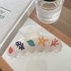 Korean Style Ocean Animal Hair Clip Sweet Geometry Shark Clip Hairpin Shell Hair Claw  Girls