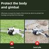 Landing Gear Leg Compatible for Mini 3 Pro Drone Foldable Height Extension Landing Feet Safe