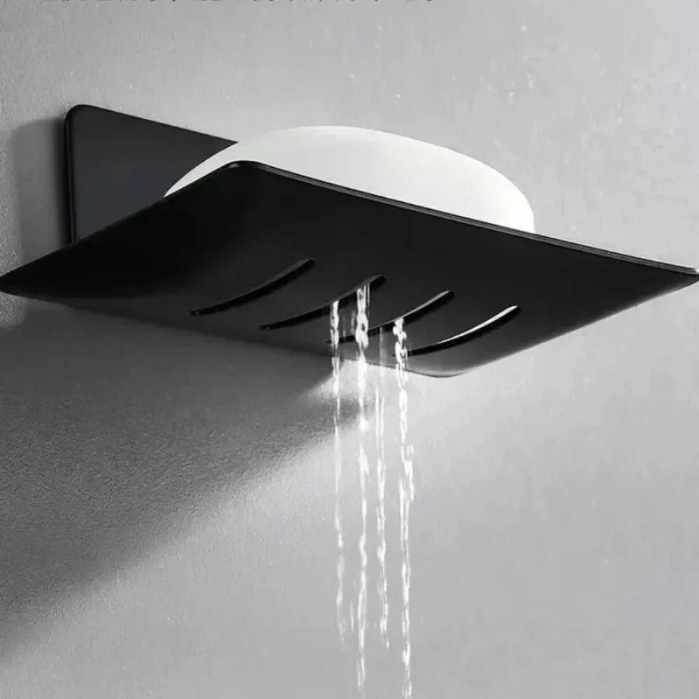 Non Perforated Shower Storage Rack Wall Mounted Bathroom Soap Holder Soap Storage Tray Toilet