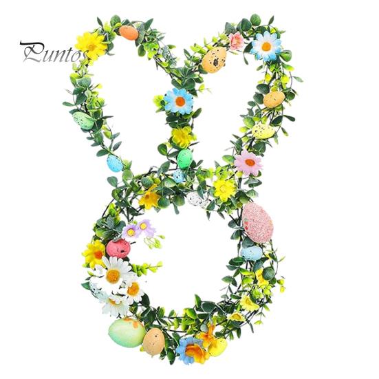 Пасхальный венок рамка в форме кролика, яйца, моркови, металлическая проволочная форма, проволочная рамка для венка своими руками, пасхальные венки, гирлянды, домашний весенний декор