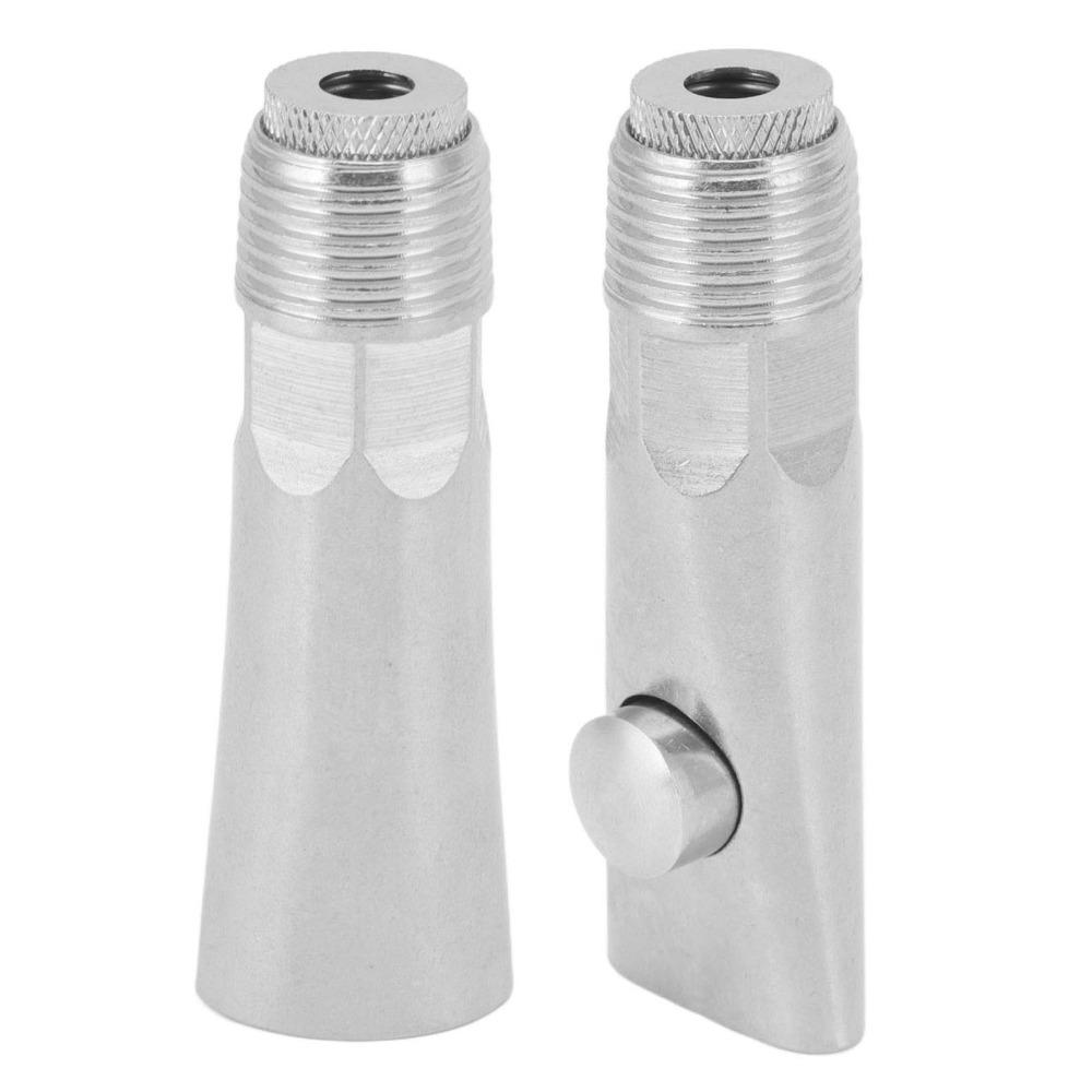 2 Pcs Silver Pig Water Nipple Thickened Stainless Steel Pig Drinker Pig Feeder Nipple For Sheep