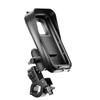 Waterproof Motorcycle Phone Mount, 360° Adjustable Bike Handlebar Holder for Smartphones with Anti-Shock for Navigation