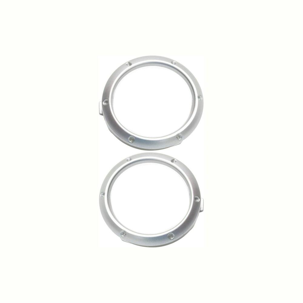 2Pcs Front Fog Light Trim Bezel LH and RH Side For 2004-2007 Toyota Highlander