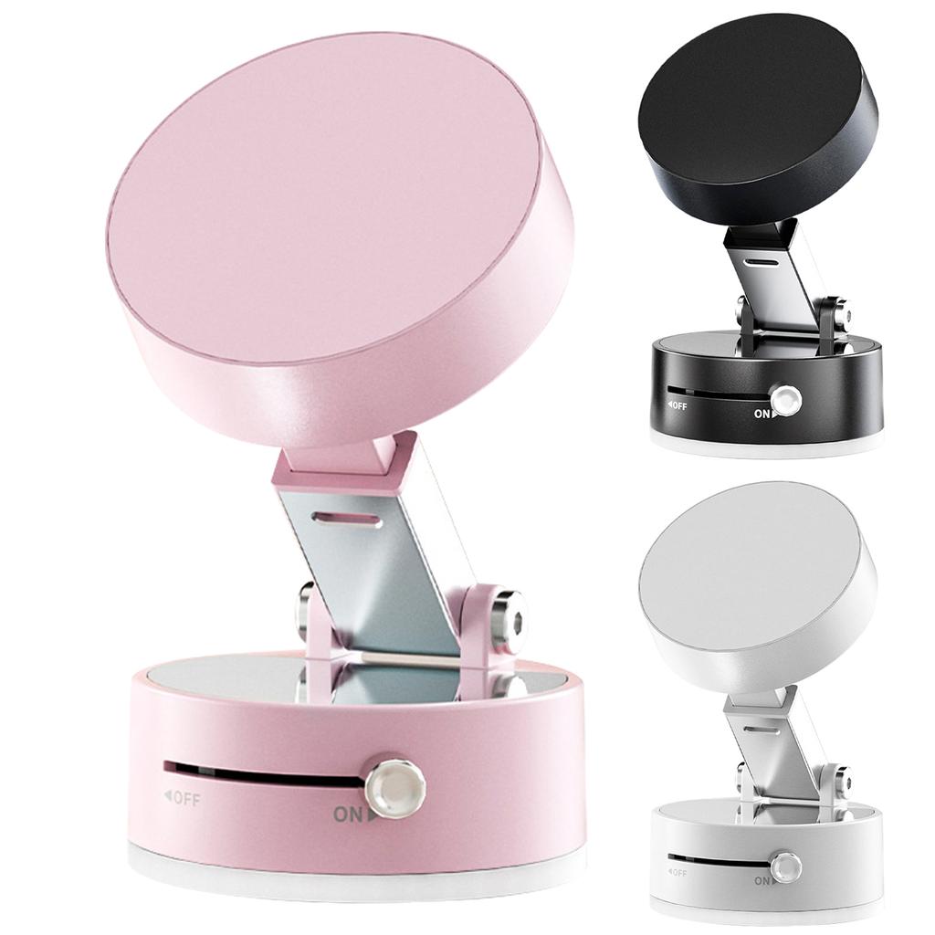 Вакуумная присоска магнитная подставка для мобильного телефона в автомобиль, двухсторонняя складная, аксессуары для салона автомобиля
