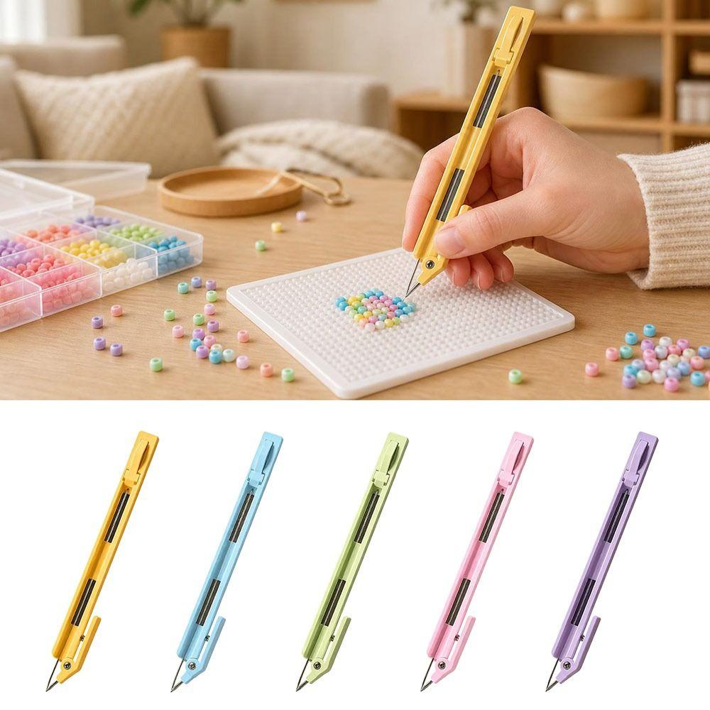 Smooth Gliding Bead Pen Automatic Dispensing Puzzle Bead Tool Bead Placement Tool Puzzle Assembly