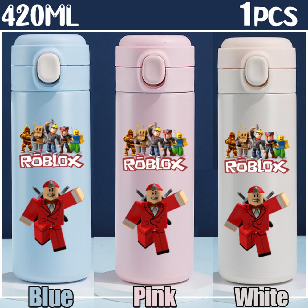 420ML Gourde Roblox Game Straight Drinking Cup Anime Water Bottle DynaBlocks 304 Stainless Steel Thermos Cup Holiday Gifts