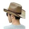 Men Outdoor Sun-Proof Straw Hat Sun-Proof Outdoor Summer Seaside Beach Western Denim Men Sun Hat Fishing