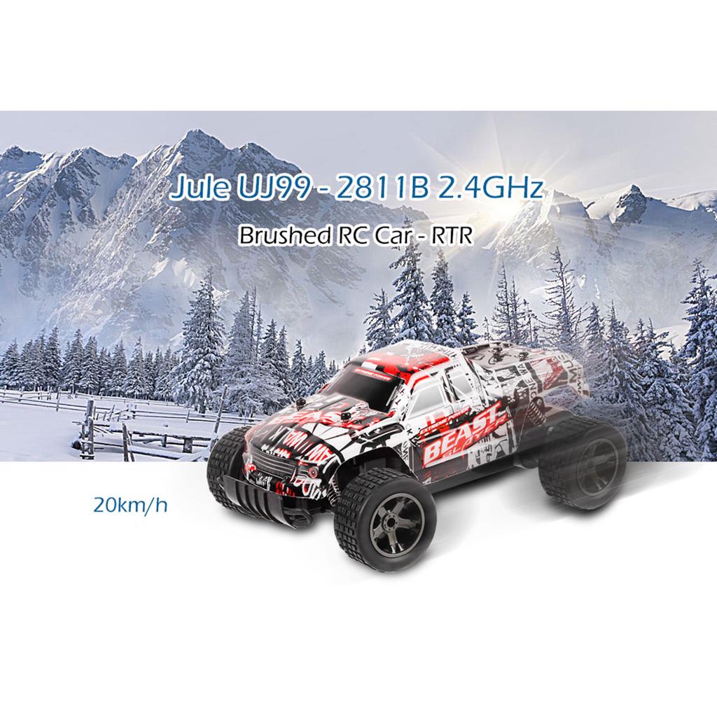 Jule UJ99 - 2811B 2,4 ГГц 1:20 Радиоуправляемая машинка RTR 20 км/ч / Амортизатор / Ударопрочный корпус из ПВХ