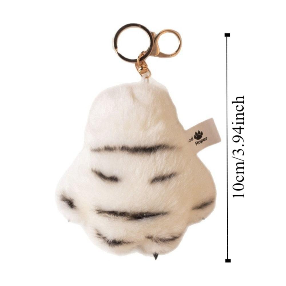 Claw Plush Tiger Claw Plush Pendant Paw Holder Tiger Plush Toy Bag Decoration
