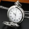 Vintage Hollow Horse Pocket Watch: Silver/Gold Dual Tone + Unisex Quartz Necklace Gift reloj hombre