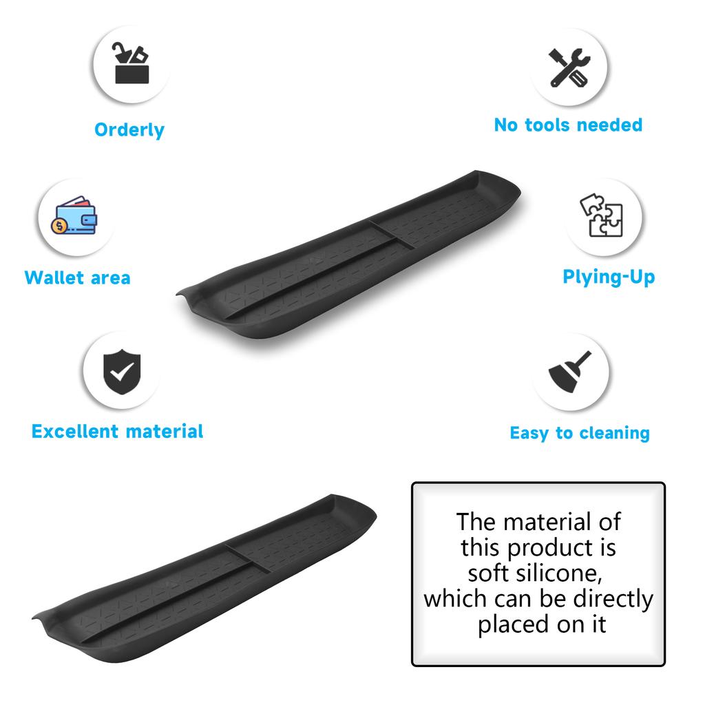 Для 2025 2025 Toyota RAV4 2019-2025 Коврик-органайзер для хранения вещей пассажира Лоток центральной консоли Подлокотник Автомобильный ящик для хранения ABS Аксессуары