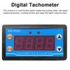 YHTC01 Digital Tachometer HighAccurancy LED Digital Display Motor Speed Meter With Hall Sensor