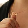 Custom Classic Arabic Name Necklace Trendy Personalized Price Gold Name Necklace