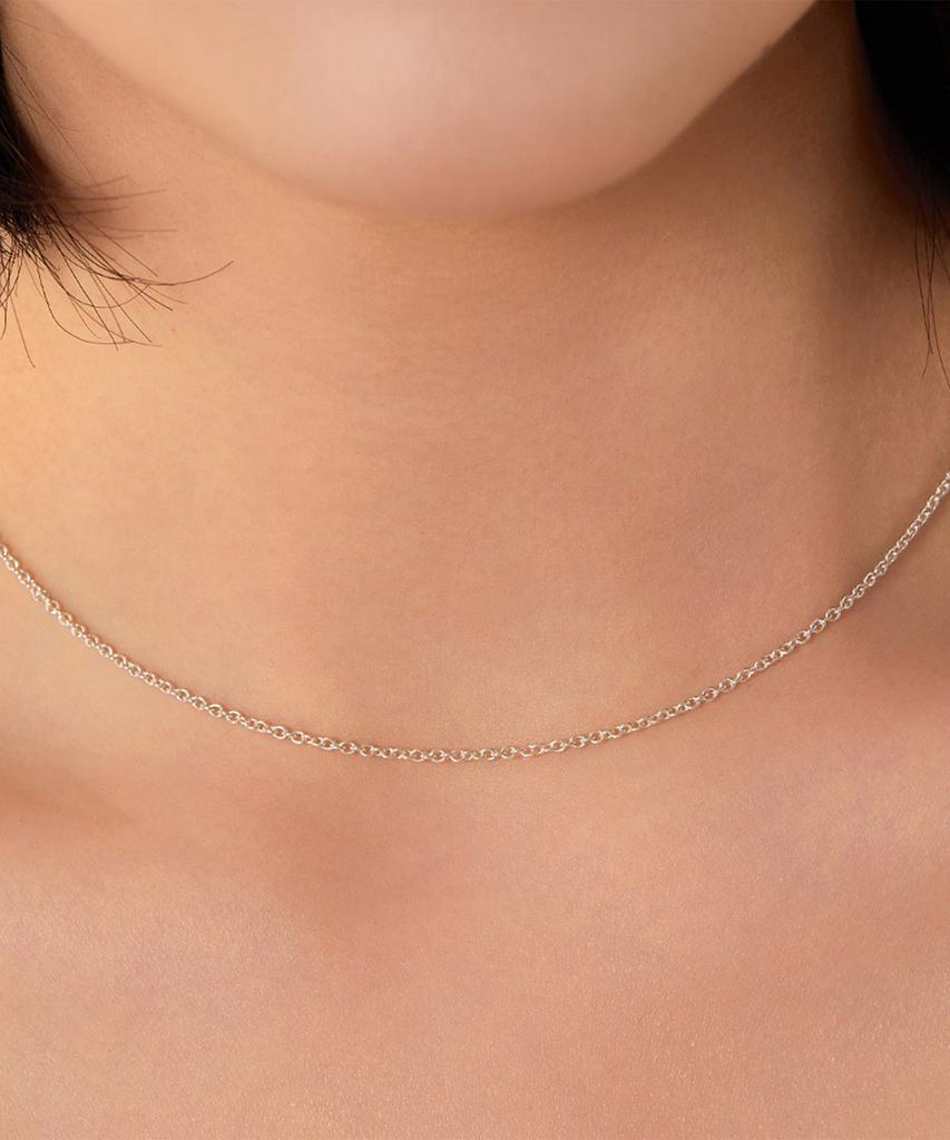 Helene Jewelry Серебряная цепочка Гингем Серебряное ожерелье 925 пробы (Тип Б)