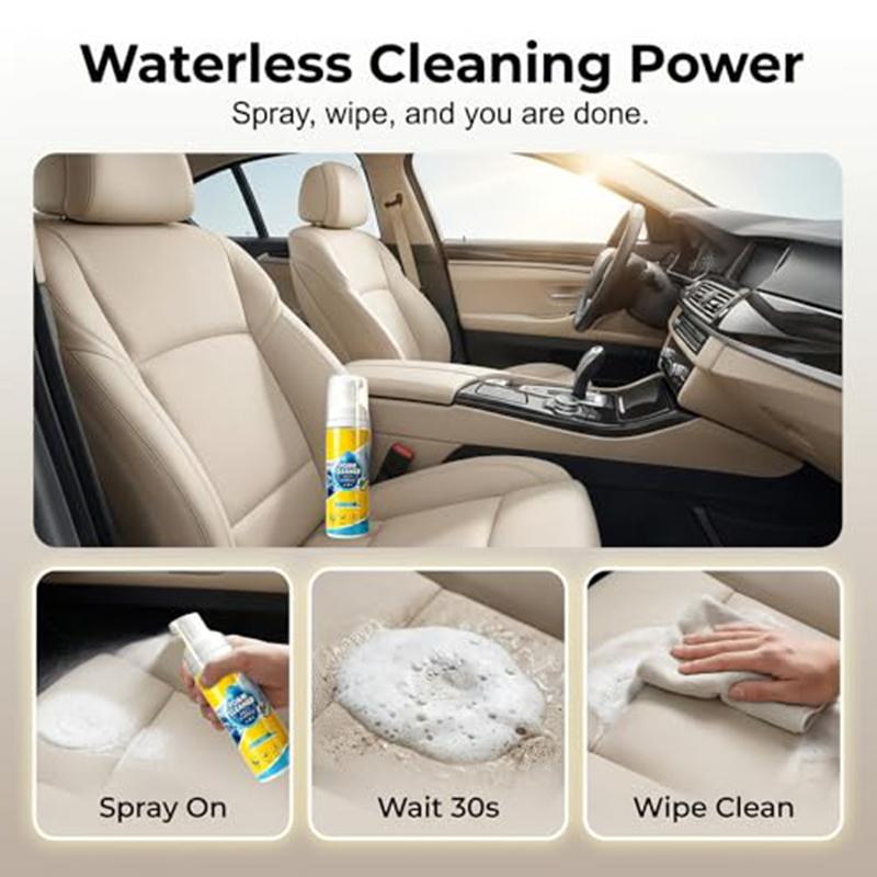 4-in-1 Multi-Enzyme Foam Cleaner No-Rinse All-Purpose Deep Cleaning Spray for Car Interior ,Kitchen Grease, Sofa Upholstery