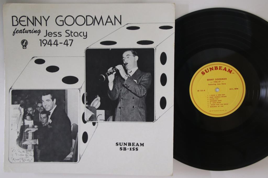 LP Record BENNY GOODMAN - Featuring Jess Stacy 1944 - 47 SB155 SUNBEAM 1978 US Jazz Used