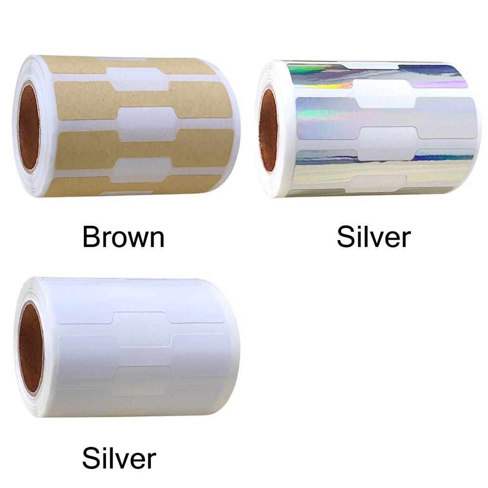 500 шт. Крафт-бумага Бирки для ожерелий и колец Цвета в ассортименте Бирки для браслетов Ювелирные ценники