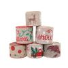 Christmas Ribbon DIY Gift Packaging Party Decor Linen Decorations