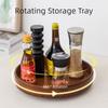 HeMu Кухонная полка для хранения приправ, настольная бамбуковая угловая вращающаяся полка для хранения приправ, полка для хранения косметики