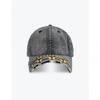 Denim Baseball Distressed Cap For Streetwear And Casual Style Protection Sun
