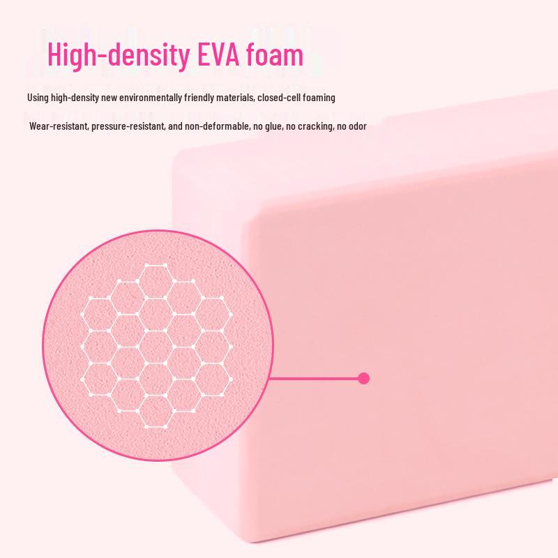 EVA High-Density Yoga Block for Adults & Kids - Ideal for Dance and Leg Pressing Practice