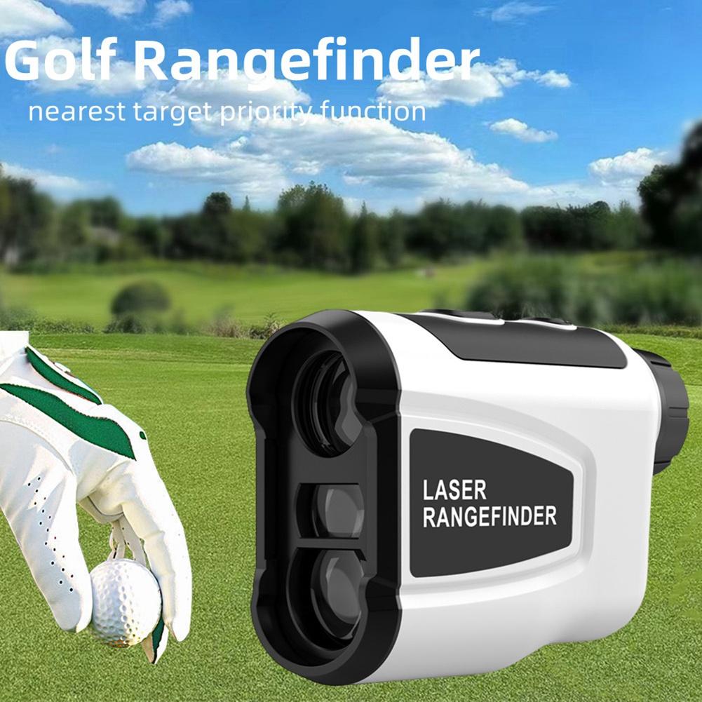 ABBY-Multifunctional Golf Laser Rangefinder 600M Rechargeable Laser Distance Meter With Flagpole Lock And Slope Compensation