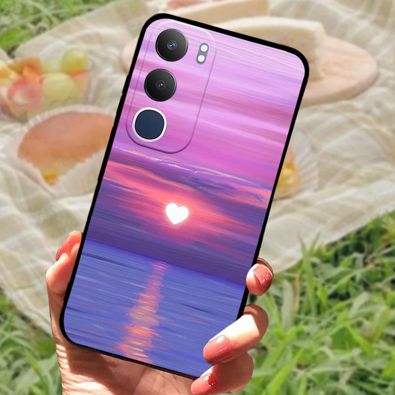 Чехол для Vivo Y19s V2419 Новая Модная Расцветка Крашеный Силиконовый Чехол для Телефона Для VIVO Y19S 4G Ударопрочный Защитный Чехол Бампер