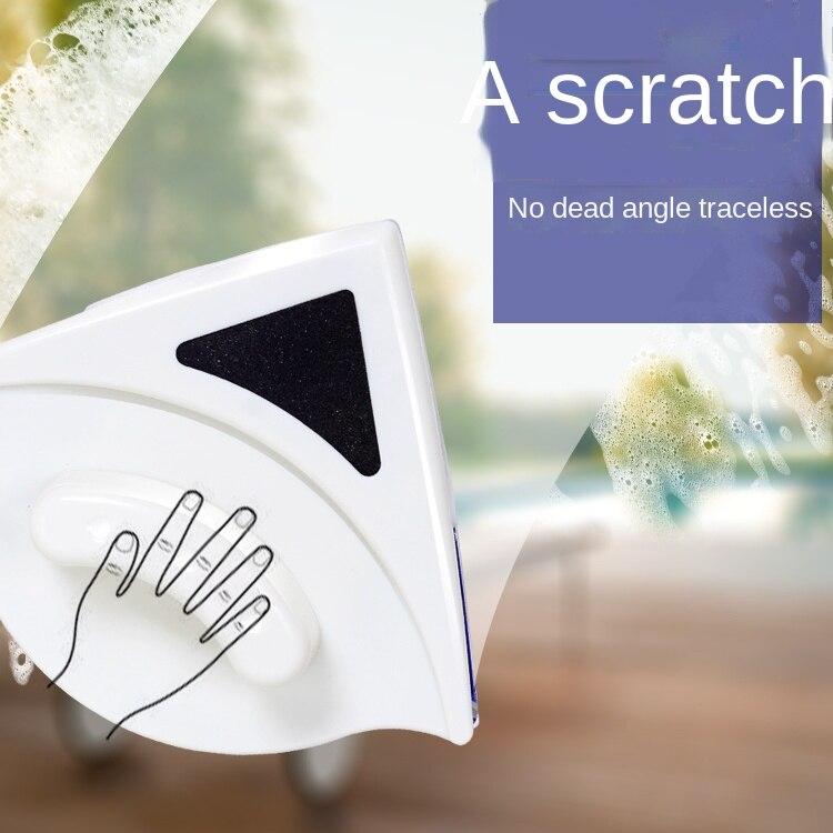 Магнитная щетка для стекла, двухсторонняя щетка для чистки стекла для мытья окон, бытовой инструмент для чистки