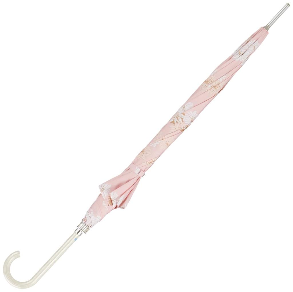 MOONBAT PAUL JOE Transfer Print Chryzantheme Floral Pattern Flower Long Umbrella Umbrella Pink Rib 60cm [Paul & Joe] (Moonbat) & (Paul & Joe) Women's