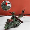 NEW America AH-64 Apache Utility Alloy Helicopter Airplane Model Simulation Metal Flying Model Sound and Light Children Toy Gift