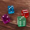 Игровые игрушки 19 мм Игральные кости для игр Настольные игры Квадратные кости Прозрачные кости D6 Кости 6-гранные кости